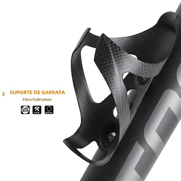 Gaiola para Garrafa de Água de Bicicleta - Ultraleve em Fibra de Carbono 3K Imagem de Gaiola para Garrafa de Água de Bicicleta - Ultraleve em Fibra de Carbono 3K
