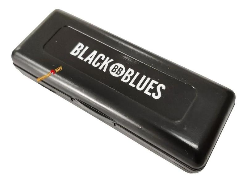 Imagem de Gaita De Boca Black Blues Hering Dó C Com Case 620