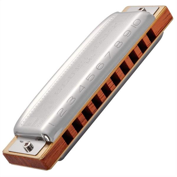 Imagem de Gaita De Boca Harmônica Hohner Blues Harp Com Estojo Em C