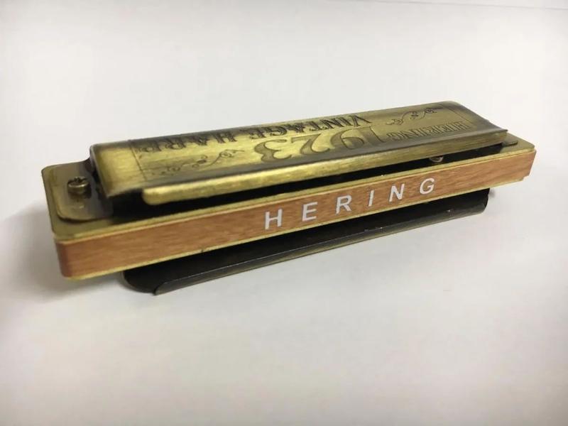 Imagem de Gaita De Boca Hering Vintage Harp 1923 Em Dó Shg Hering