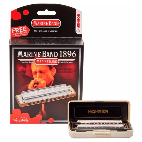 Imagem de Gaita Diatônica Em Mi(E) MARINE BAND 1896 E - HOHNER