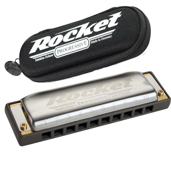 Imagem de Gaita Hohner Rocket em Dó C com Estojo Diatônica Original