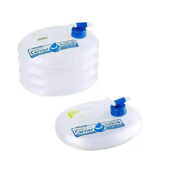 Galão Dobrável Colapsável Camping Pesca 10 Litros Naturehike Imagem de Galão Dobrável Colapsável Camping Pesca 10 Litros Naturehike