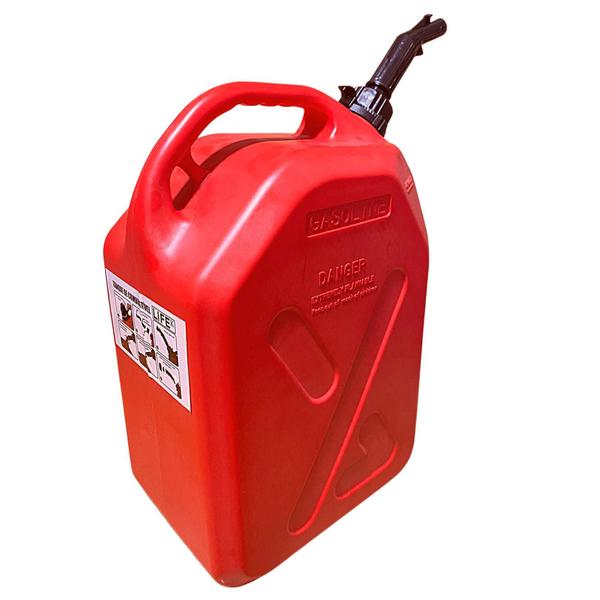 Imagem de Galão Gasolina Lifek 5.3 Galões/20 Litros Vermelho Com Bico