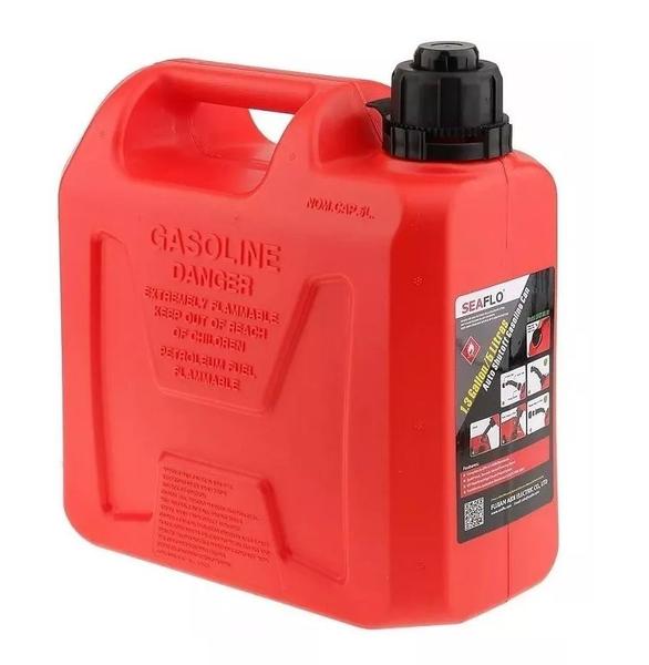 Imagem de Galão Tanque Transporte Gasolina Combustível 5 L C/ Bico