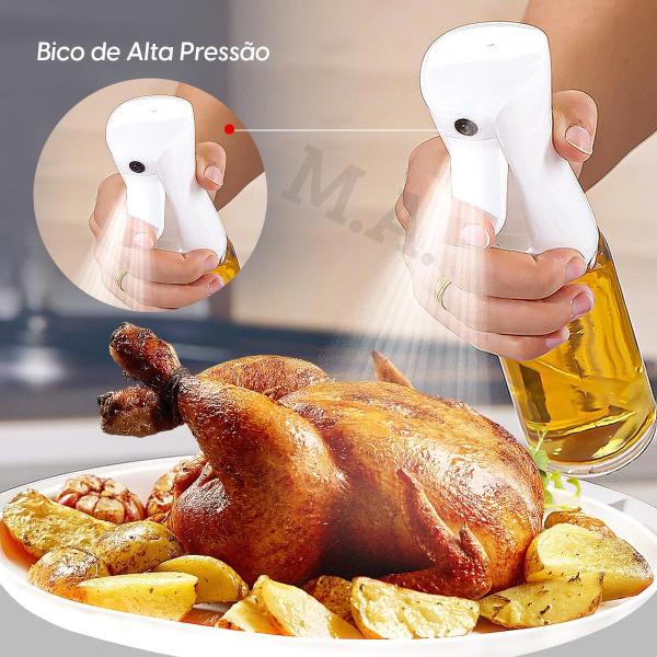 Imagem de Galheteiro 210ml De Vidro Spray Pulverizador Gourmet 25cm