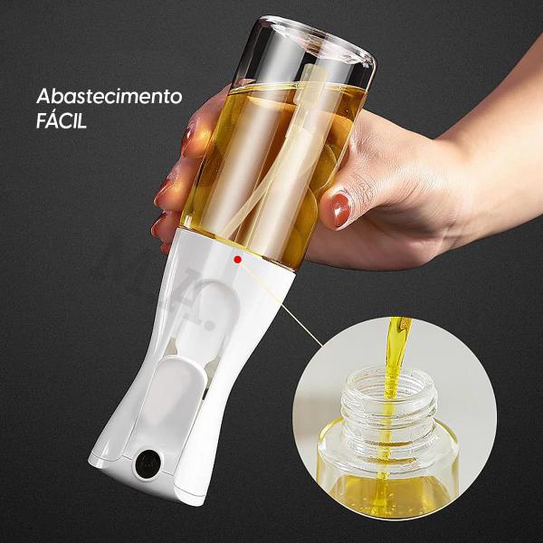 Imagem de Galheteiro 210ml De Vidro Spray Pulverizador Gourmet 25cm