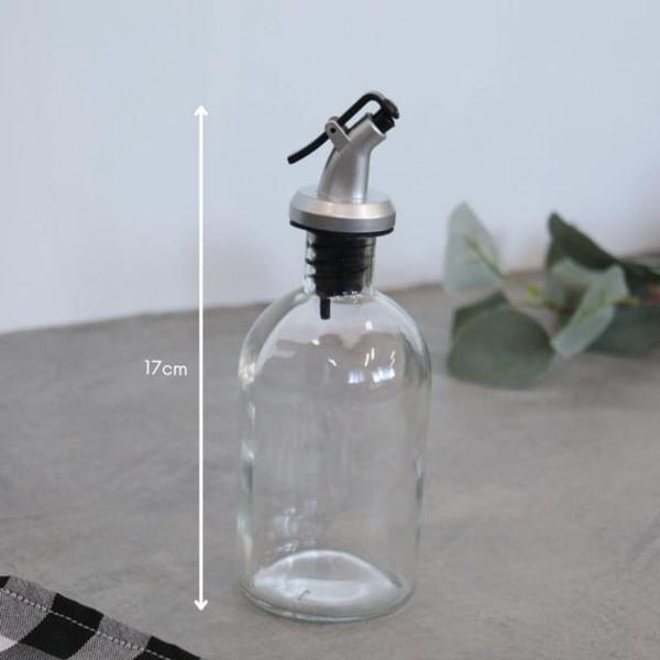 Galheteiro de vidro para azeite óleo vinagre com bico dosador 250ml - Filó Modas Imagem de Galheteiro de vidro para azeite óleo vinagre com bico dosador 250ml
