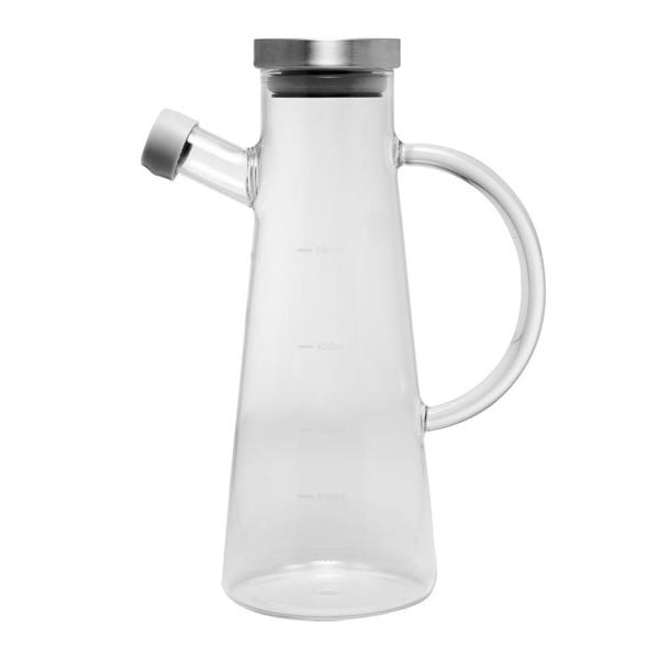 Imagem de Galheteiro Vidro Borosilicato C/Tampa Metal Slim 500ml Wolff