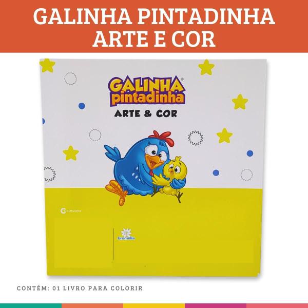 Imagem de Galinha Pintadinha Arte e Cor Livro para Colorir Culturama