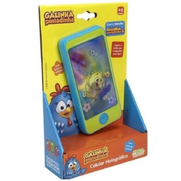 Imagem de Galinha Pintadinha Celular Holográfico - Yes Toys