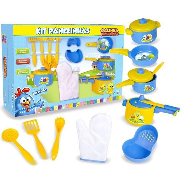 Imagem de Galinha Pintadinha Kit Panelinhas 10 Peças - Nig 0715