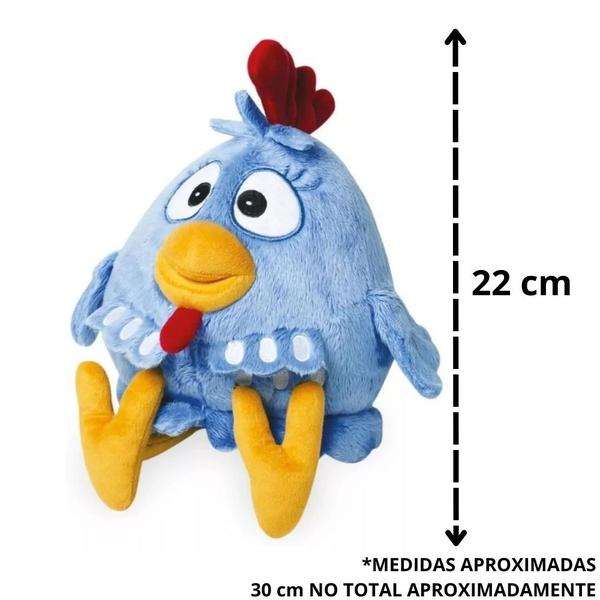 Imagem de Galinha Pintadinha Musical de Pelúcia Brinquedo Infantil Baby Brink