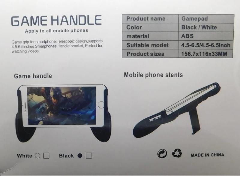 Imagem de Game Handle Suporte Gamepad  Para Celular Jogo Joystick