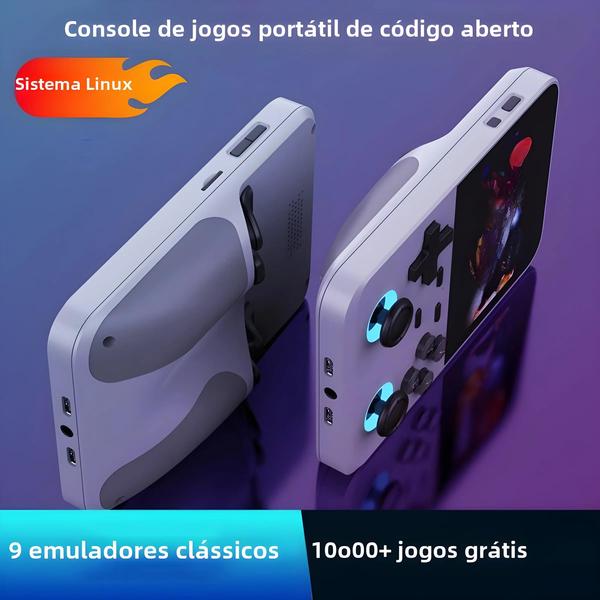 Imagem de Game Player Portátil Plus Size X6 - Tela IPS de 3,5" - Joystick Duplo - Mais de 10.000 Jogos Retro