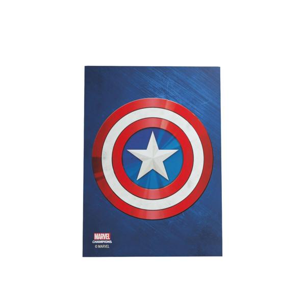 Imagem de Gamegenic: Marvel Champions Sleeves - Captain America