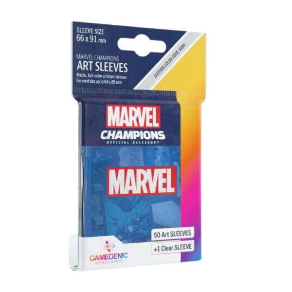 Imagem de Gamegenic: Marvel Champions Sleeves - Marvel (Azul)