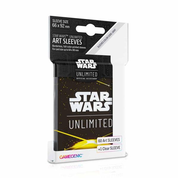 Imagem de Gamegenic Star Wars Unlimited Art Sleeves Card Back Yellow