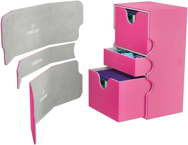 Imagem de Gamegenic: Stronghold 200+ Convertible (rosa) Deckbox