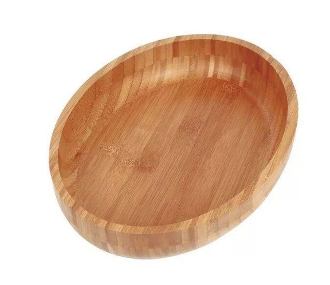 Imagem de Gamela Bandeja Oval 33x23cm Bamboo Churrasco Mor