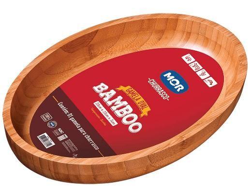 Imagem de Gamela Oval Bamboo 33X23CM MOR