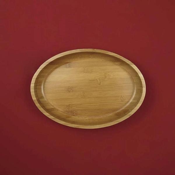 Imagem de Gamela Oval de Bamboo 33 X 23cm