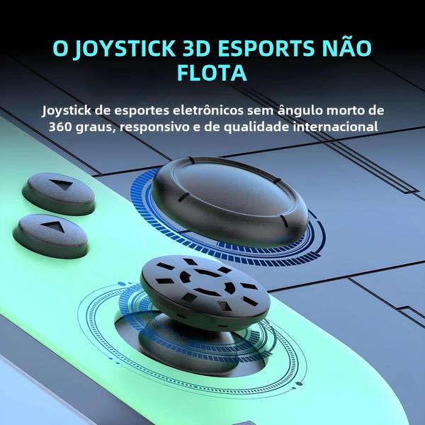 Imagem de Gamepad Bluetooth 5.2 para Nintendo Switch - 2 Motores de Vibração e Giroscópio de 6 Eixos