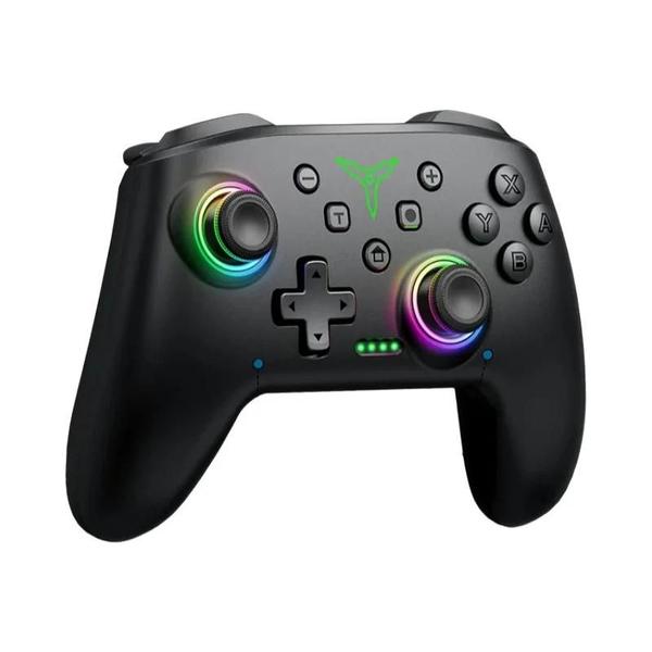 Imagem de Gamepad Bluetooth Sem Fio RGB para Nintendo Switch, OLED, Lite, PC e Mobile