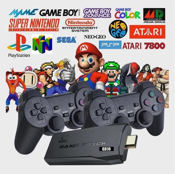 Imagem de GamerStick de Videogames Retro, 110/220, 2 Controles Sem Fio