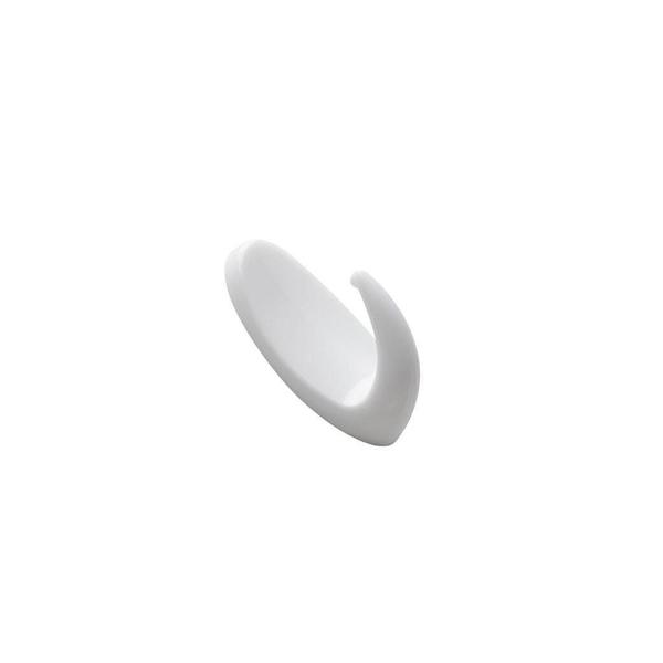Gancho Adesivo Plástico Oval Grande - Bemfixa Imagem de Gancho Adesivo Plástico Oval Grande - Bemfixa