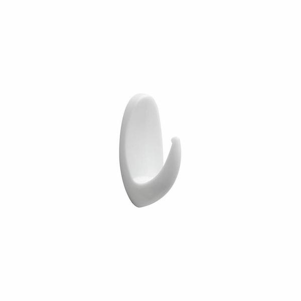 Gancho Adesivo Plástico Oval Grande - Bemfixa Imagem de Gancho Adesivo Plástico Oval Grande - Bemfixa
