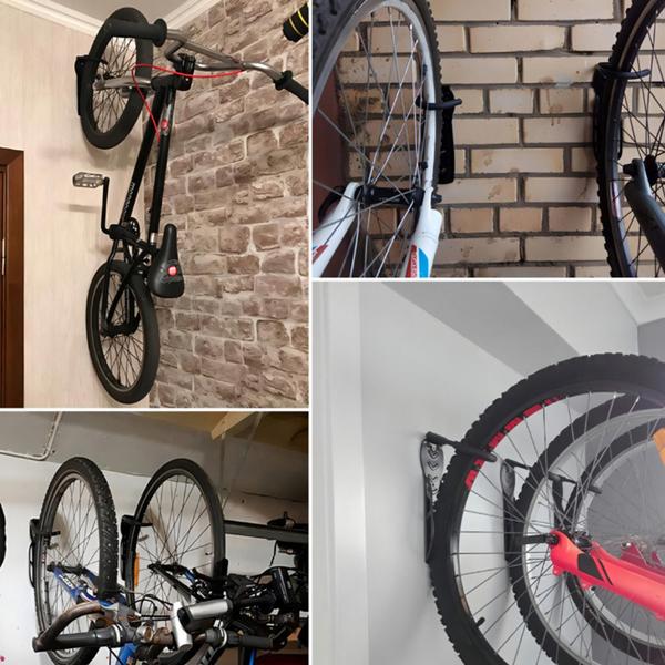 Imagem de Gancho Bike Resistente Pendurar Suporte Parede Bicicleta Cor Preto