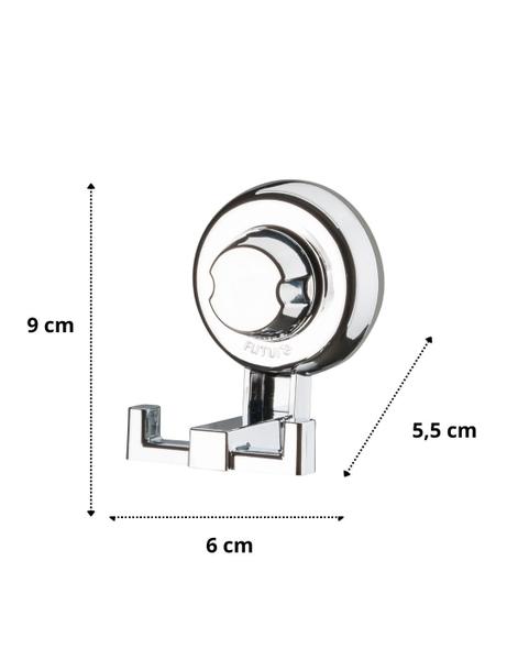 Imagem de Gancho cabide Duplo Ventosa suçção Future 409CR