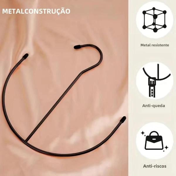 Imagem de Gancho de Armazenamento para Cintos de Grande Capacidade - Organizador para Guarda-Roupa