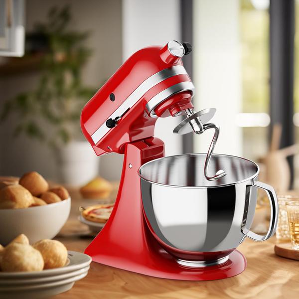 Gancho de massa em espiral para batedeira KitchenAid 4.5-5 QT - HOZODO Imagem de Gancho de massa em espiral para batedeira KitchenAid 4.5-5 QT