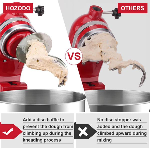 Gancho de massa em espiral para batedeira KitchenAid 4.5-5 QT - HOZODO Imagem de Gancho de massa em espiral para batedeira KitchenAid 4.5-5 QT