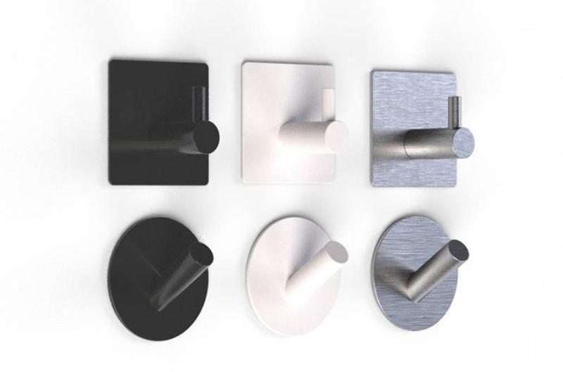 Gancho de Metal - Inox Quadrado - ComfortDoor Imagem de Gancho de Metal - Inox Quadrado - ComfortDoor