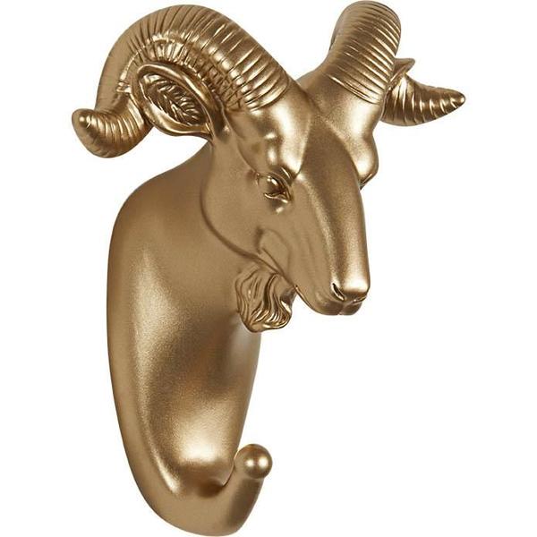 Gancho de parede em resina muflao dourado - Mart Imagem de Gancho de parede em resina muflao dourado