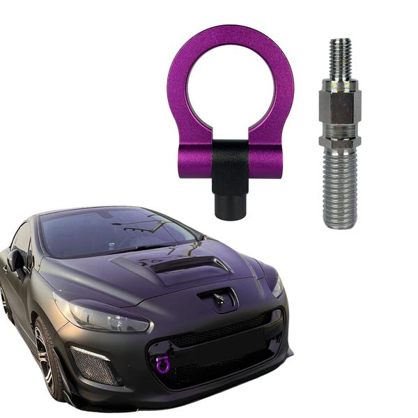 Imagem de Gancho Engate Reboque Esportivo Tow Hook Modelo Japones Roxo