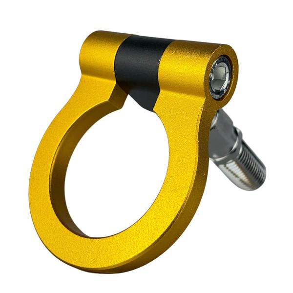 Imagem de Gancho Engate Reboque Tow Hook Carro Camionete Amarelo