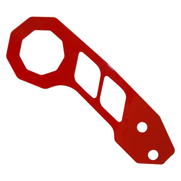 Imagem de Gancho Engate Traseiro Tow Hook Alumínio Universal Vermelho