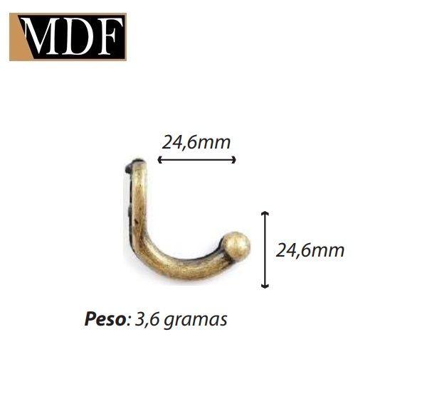 Imagem de Gancho Liso M 24,6mm Acessório Artesanato