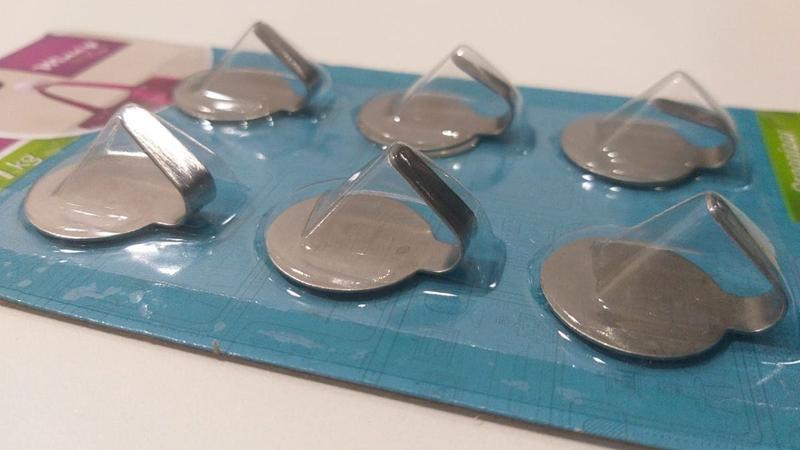 Gancho Organizador Cozinha Multiuso Autoadesivo Inox Até 1kg - Wincy Imagem de Gancho Organizador Cozinha Multiuso Autoadesivo Inox Até 1kg