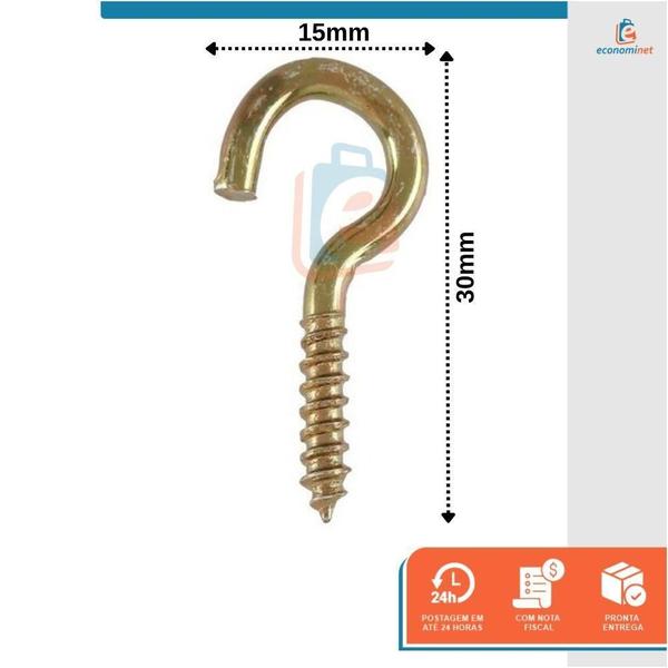 Imagem de Gancho Para Madeira Starfer 15 X 30Mm 200