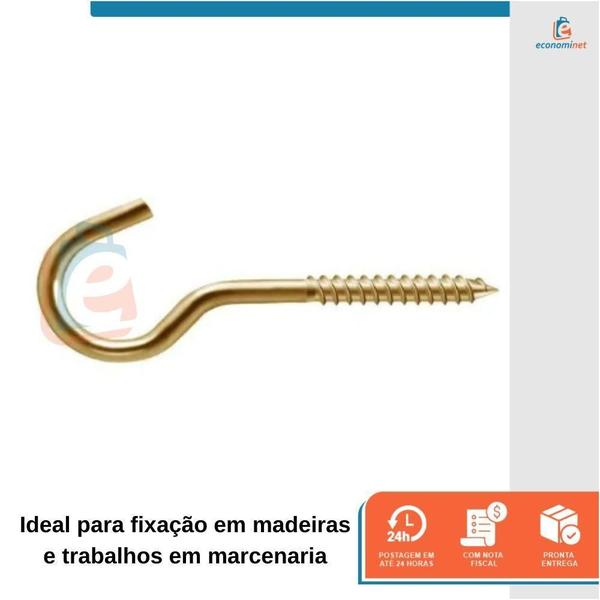 Gancho Para Madeira Starfer 17 X 60Mm 200 Imagem de Gancho Para Madeira Starfer 17 X 60Mm 200
