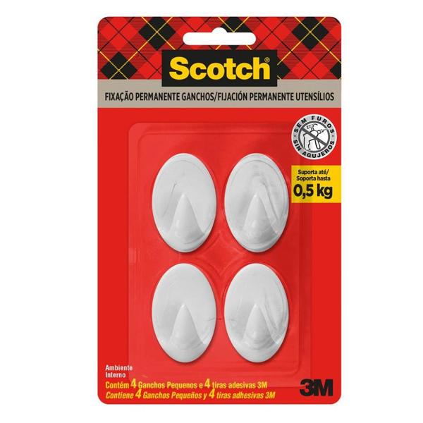 Imagem de Gancho Scotch 3M Plástico Pequeno