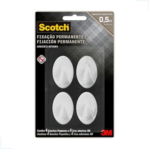 Imagem de Gancho Scotch Brite Transparente Pequeno Plástico 3m