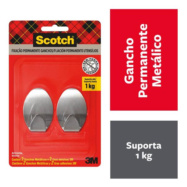 Imagem de Gancho Scotch Metálico - HB004684377 - 3M