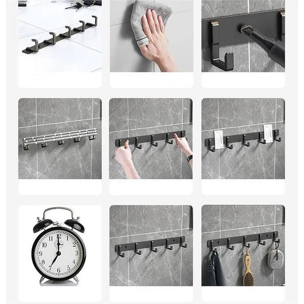Ganchos Adesivos para Roupas e Toalhas - Sem Furar a Parede Imagem de Ganchos Adesivos para Roupas e Toalhas - Sem Furar a Parede