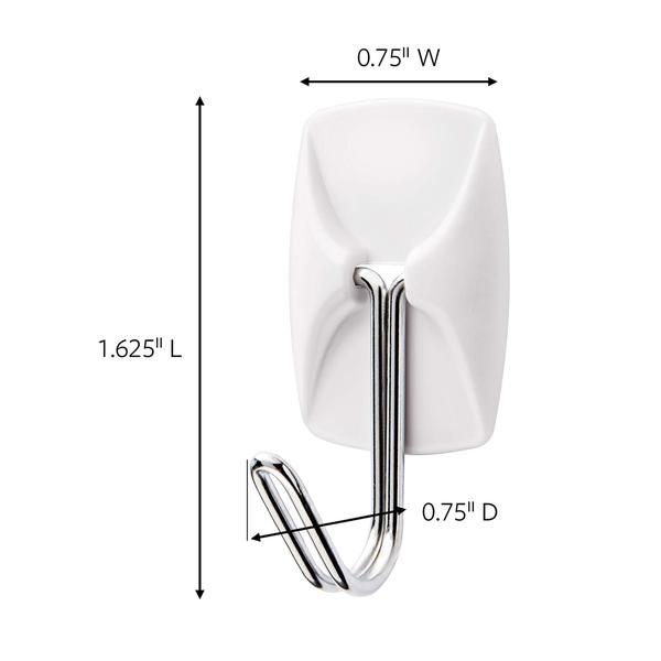 Imagem de Ganchos de parede Command Small Wire Toggle 16 ganchos 24 tiras